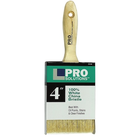 Pro Solutions 4 in. Wht China Brstl Bvrtl 23140